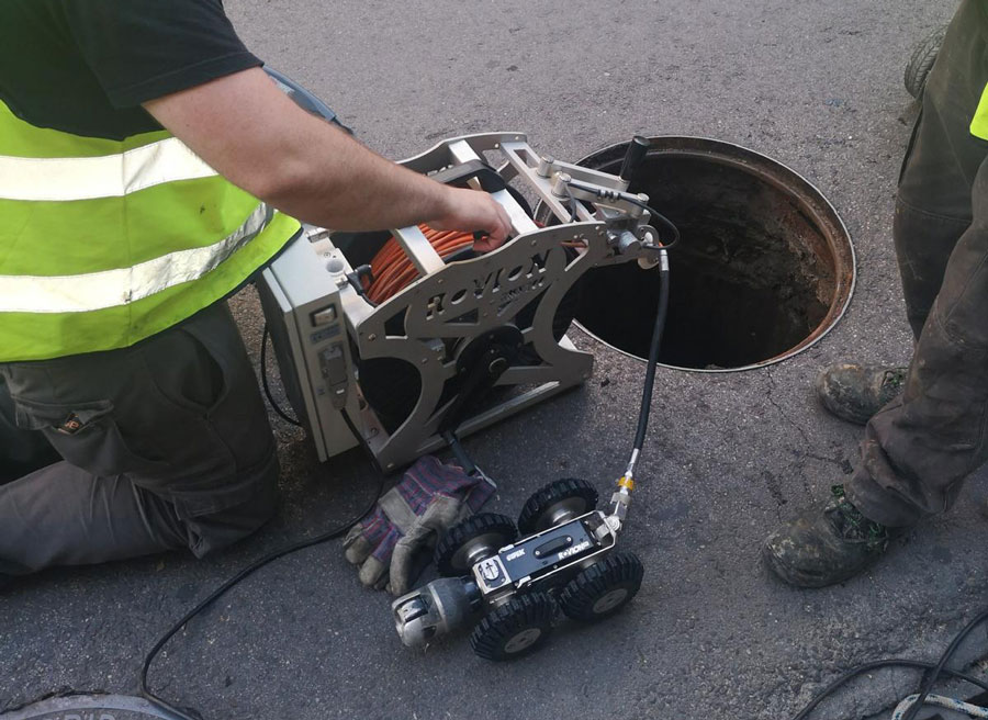 Inspección de tuberías en Torrelodones